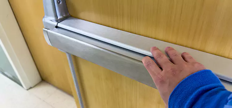 Installing a Push Bar on a Door Nashville